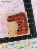 Vintage 1989 PSX "You're Invited" Invitation K-187 Wooden Block/Rubber Stamp