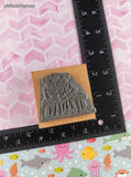 Vintage 1988 Sweet Arts F835 Back to School Teddy Bears Wooden Block/Rubber Stamp