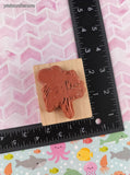 Vintage 2001 PSX E-742 Magical Faerie Fairy Wooden Block/Rubber Stamp