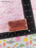 Vintage 1992 PSX Recipe E-246 Wooden Block/Rubber Stamp