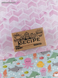 Vintage 1992 PSX Recipe E-246 Wooden Block/Rubber Stamp
