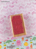Vintage 1999 Kidstamps #2000 P.M.S. Purchase More Stamps! Wooden Block/Rubber Stamp, CLEAN