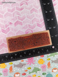 Vintage All Night Media Garden Trellis 484H01 Wooden Block/Rubber Stamp