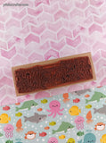 Vintage All Night Media Garden Trellis 484H01 Wooden Block/Rubber Stamp