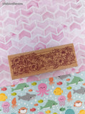 Vintage All Night Media Garden Trellis 484H01 Wooden Block/Rubber Stamp