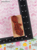 Vintage Rubber Stampede Winnie the Pooh High Flying 997-G01 Wooden Block/Rubber Stamp