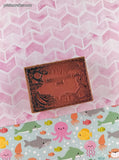 Vintage 1995 Hampton Art "Homemade By" Wooden Block/Rubber Stamp