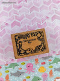 Vintage 1995 Hampton Art "Homemade By" Wooden Block/Rubber Stamp
