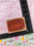 Vintage 1993 All Night Media 686H Toy Bookplate Wooden Block/Rubber Stamp