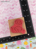 Vintage 2002 Stampabilities Antique Timepiece G1039 Wooden Block/Rubber Stamp