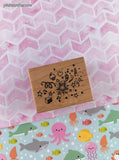 Vintage 1993 PSX Birthday Celebration D-400 Wooden Block/Rubber Stamp