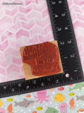 Vintage Delafield Stamp Company G705 "To My Valentine" Wooden Block/Rubber Stamp, CLEAN
