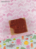 Vintage Delafield Stamp Company G705 "To My Valentine" Wooden Block/Rubber Stamp, CLEAN