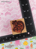 Vintage 1990 PSX Cute Lil' Lizard Salamander D-511 Wooden Block/Rubber Stamp