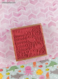 Vintage JRL Design Summertime Q272 Wooden Block/Rubber Stamp
