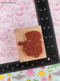Vintage 1999 PSX Baby Stroller G-2495 Wooden Block/Rubber Stamp