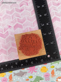 Vintage 1999 PSX Happy Millennium! F-2740 Wooden Block/Rubber Stamp, CLEAN