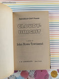 Vintage 1984 1st Printing Cloudy-Bright by John Rowe Townsend Hardcover, Like New