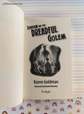 2013 1st Edition Jordan and the Dreadful Golem Hardcover, Like New