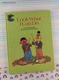 Vintage 1985 Look What I Can Do Sesasme Street Book Club Hardcover, Like New