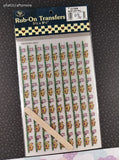 Vintage 1995 DCC Rub-on Transfers Garden Borders #23-7508 NOS NEW