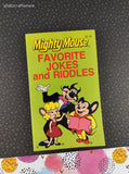 Vintage 1980 Mighty Mouse Favorite Jokes and Riddles Miniature Softcover