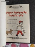 Vintage 1978 1st Trophy Printing Binky Brothers, Detectives: An I Can Read Mystery Softcover, Like New