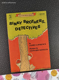Vintage 1978 1st Trophy Printing Binky Brothers, Detectives: An I Can Read Mystery Softcover, Like New
