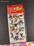 Vintage 1980 Sport Goofy Rub-on Transfers Special Products Walt Disney NOS NEW