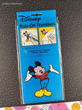 Vintage 1980 Sport Goofy Rub-on Transfers Special Products Walt Disney NOS NEW