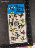 Vintage 1980 Sport Goofy Rub-on Transfers Special Products Walt Disney NOS NEW