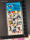 Vintage 1980 Sport Goofy Rub-on Transfers Special Products Walt Disney NOS NEW