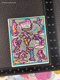Vintage 1993 The Pink Panther Full Sticker Sheet, Clean & Unused