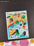 Vintage Mars M&M's Circus Peanuts Full Sticker Sheet, Clean Unused