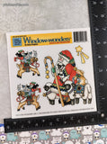 Vintage 1993 Daisy Kingdom Window Wonders #G451-4001-005 "Country Santa" NEW & Unused