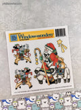 Vintage 1993 Daisy Kingdom Window Wonders #G451-4001-005 "Country Santa" NEW & Unused
