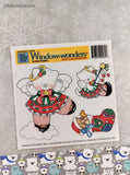 Vintage 1993 Daisy Kingdom Window Wonders #G451-4001-006 "Kitty Christmas" NEW & Unused