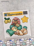 Vintage 1993 Daisy Kingdom Window Wonders #G451-4001-009 "Dear Santa" NEW & Unused