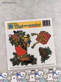 Vintage 1993 Daisy Kingdom Window Wonders #G451-4930-001 "Cowboy Christmas" NEW & Unused