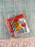 Vintage 1996 McDonalds Fisher-Price Soft Cow Book Under 3 Miniature Toy, New & Sealed
