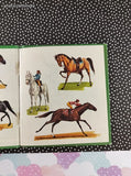 Vintage 1974 1st Printing My Little Book of Horses Golden Tell-a-Tale Miniature Hardcover