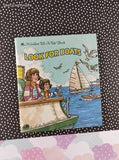 Vintage 1993 Look for Boats Golden Tell-a-Tale Miniature Hardcover, Like New