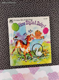 Vintage 1972 How Big Is A Baby? Golden Tell-a-Tale Miniature Hardcover