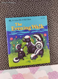 Vintage 1985 The Evening Walk Golden Tell-a-Tale Miniature Hardcover, Like New