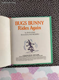 Vintage 1986 Bugs Bunny Rides Again Golden Tell-a-Tale Miniature Hardcover, Like New