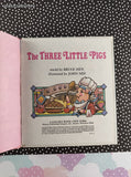 Vintage 1986 The Three Little Pigs Golden Tell-a-Tale Miniature Hardcover, Like New