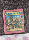 Vintage 1986 The Three Little Pigs Golden Tell-a-Tale Miniature Hardcover, Like New
