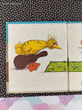 Vintage 1980 Sesame Street: Big Bird Follows the Signs Golden Tell-a-Tale Miniature Hardcover