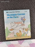 Vintage 1989 Mother Goose on the Farm Golden Tell-a-Tale Miniature Hardcover, Like New
