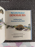 Vintage 1991 My Little Book of Dinosaurs Golden Tell-a-Tale Miniature Hardcover, Like New